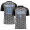 Custom Black Light Blue-White Sublimation Soccer Uniform Jersey
